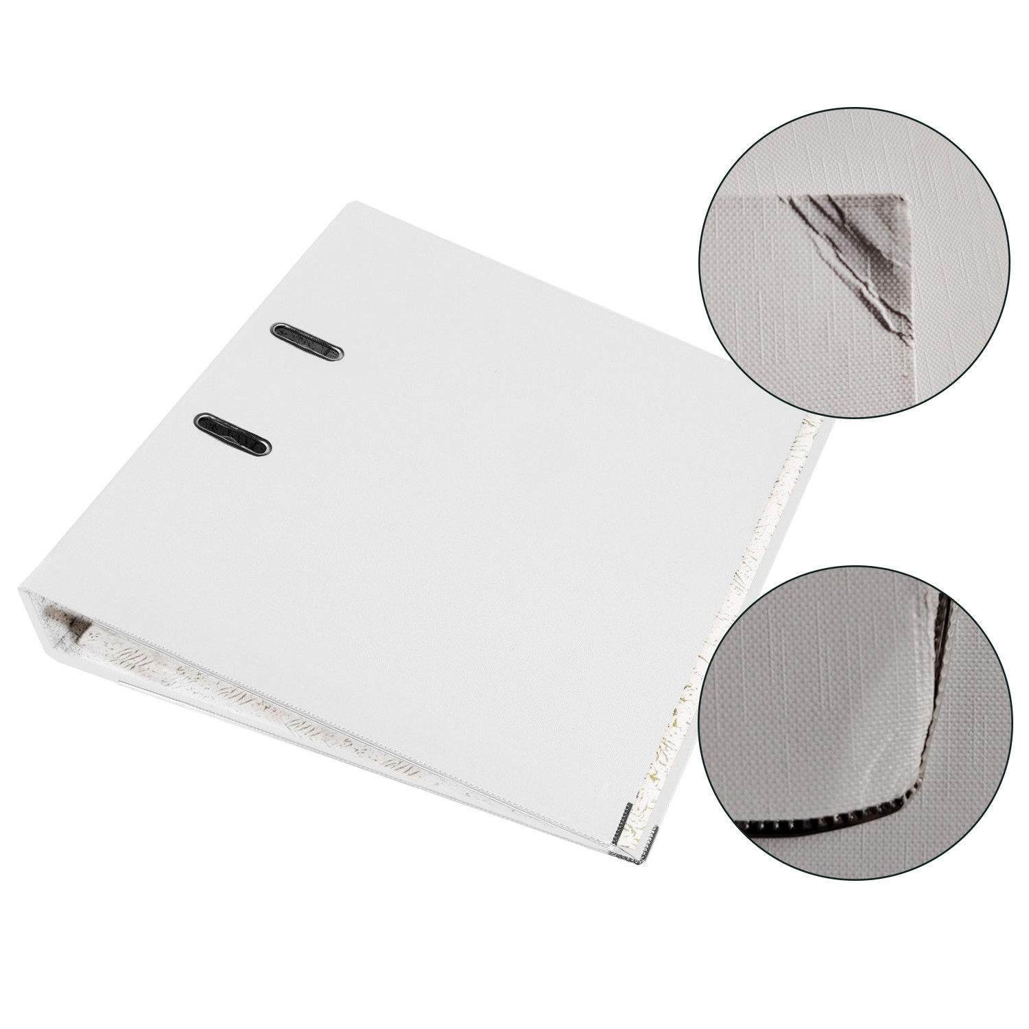 Biblioraft plastifiat, A4, latime cotor 5 cm, bordura metalica, diverse culori, RESIGILAT - imagine 17